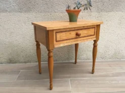 Table de chevet formica vintage