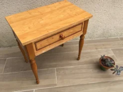 Table de chevet formica vintage