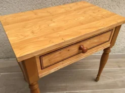 Table de chevet formica vintage