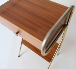 Table de chevet Jacques Hitier design 1960 1970