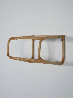 Table de chevet murale en bambou, années 1960