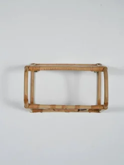 Table de chevet murale en bambou, années 1960