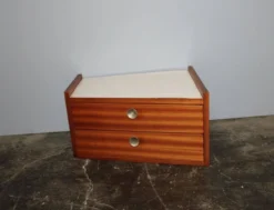 Table de Chevet Murale Mid-Century en Palissandre