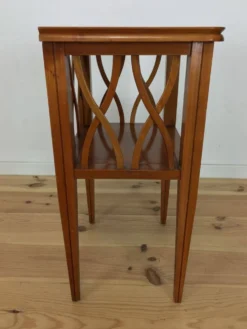 Table de chevet ou d'appoint à croisillons, bois, années 60