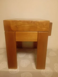 Table de chevet Regain en orme massif