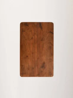 Table de chevet scandinave avec étagère à lattes