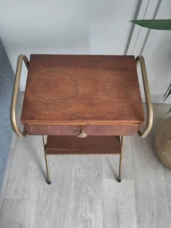 Table de chevet style Jacques Hitier