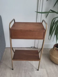 Table de chevet style Jacques Hitier