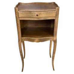 Table de chevet un tiroir une niche style Louis XV