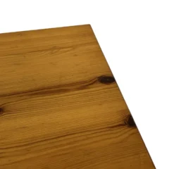 Table de chevet vintage en pin au design compact des années 70