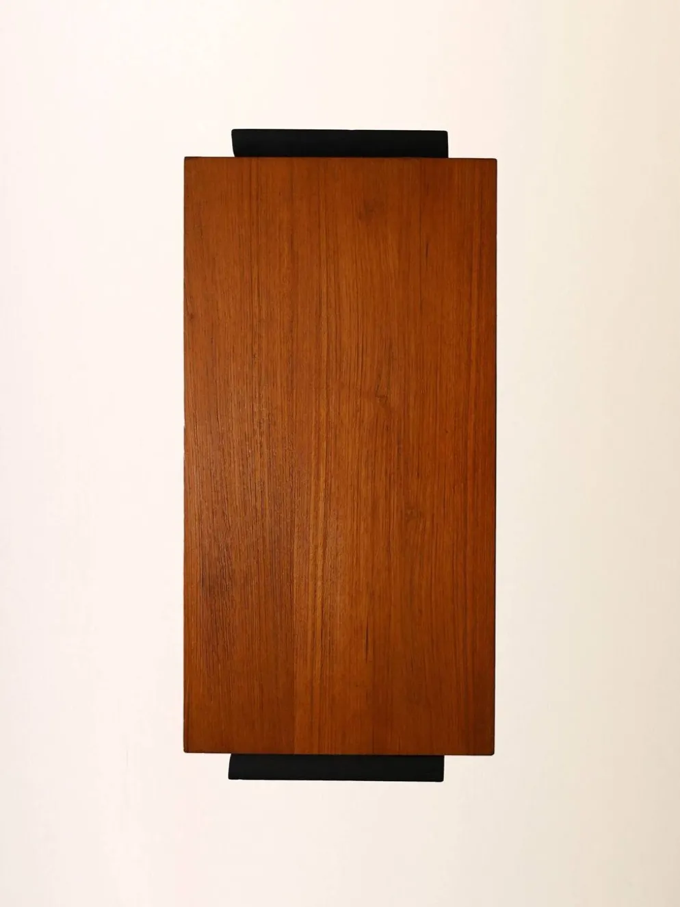 Table de chevet vintage scandinave en teck avec quatre tiroirs