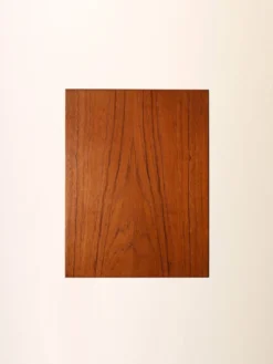 Table de chevet vintage scandinave en chêne clair