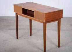Table de coiffeuse en teck, Danemark, années 1960