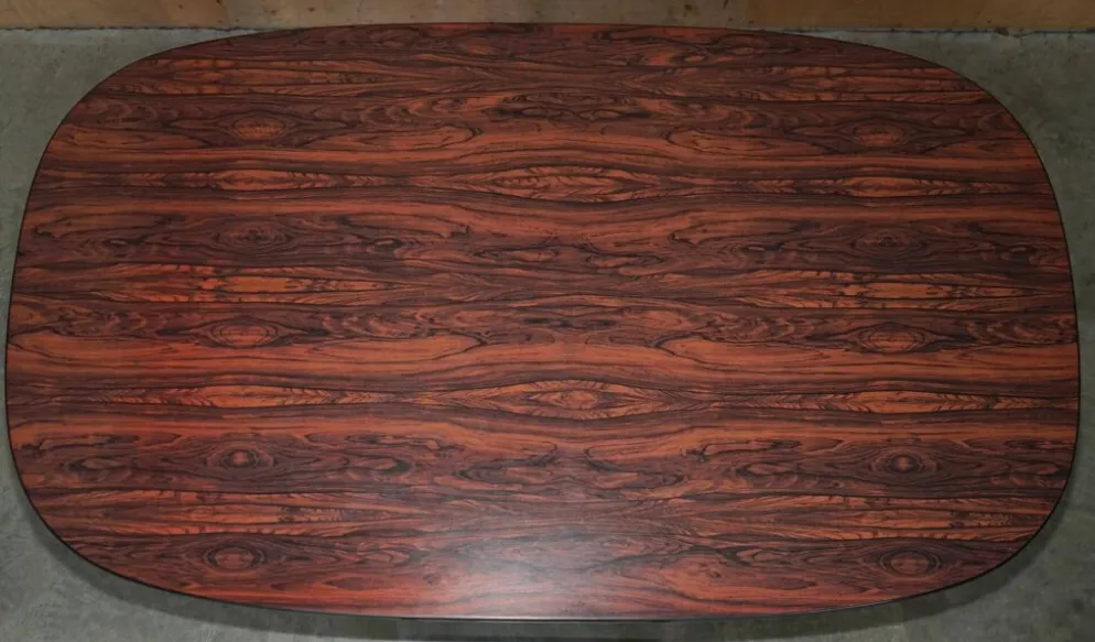 Table de conférence en bois dur Herman Miller Eames Vintage MiD Century Modern