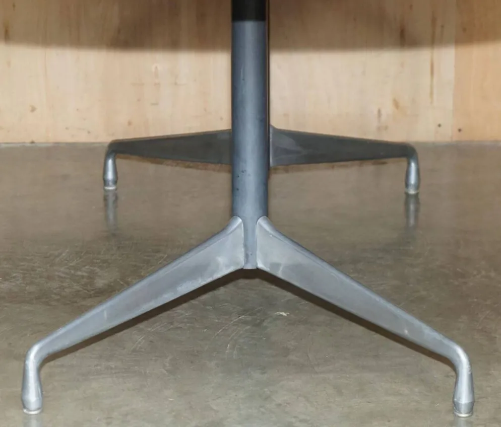 Table de conférence en bois dur Herman Miller Eames Vintage MiD Century Modern