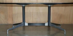 Table de conférence en bois dur Herman Miller Eames Vintage MiD Century Modern