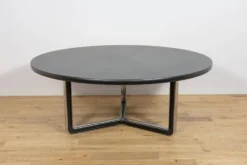 Table de conférence ronde XXL Mid-Century de Tecno, Italie, années 1970