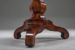 Table de couture Biedermeier en acajou, 1850