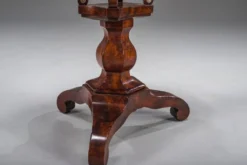 Table de couture Biedermeier en acajou, 1850