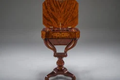 Table de couture Biedermeier en acajou, 1850