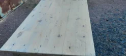 Table de cuisine patiné