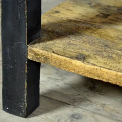 Table de cuisine/préparation en pin, vers 1920