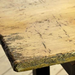 Table de cuisine/préparation en pin, vers 1920