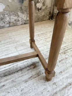 Table de drapier, console en chêne, 1950