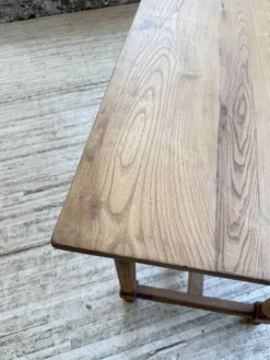 Table de drapier, console en chêne, 1950