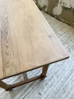 Table de drapier, console en chêne, 1950