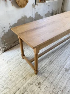 Table de drapier, console en chêne, 1950