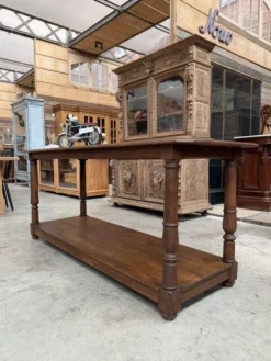 Table de drapier début XXème en chêne