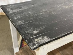 Table de drapier des années 1930 en sapin et châtaignier