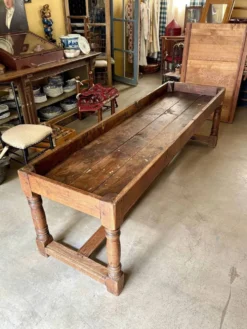 Table de drapier en bois massif 237 x 79 cm