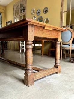 Table de drapier en bois massif 237 x 79 cm
