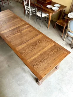 Table de drapier en bois massif 237 x 79 cm