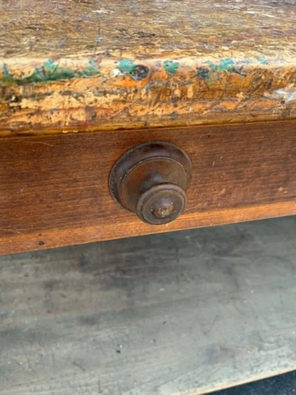 Table de drapier, meuble d'atelier