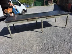 Table de ferme ancienne, 300 × 108cm
