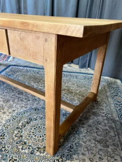 Table de ferme ancienne en chêne massif restaurée