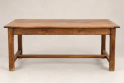 Table de ferme ancienne en chêne – 170 × 80 cm