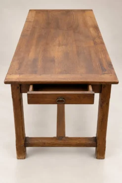 Table de ferme ancienne en chêne – 170 × 80 cm