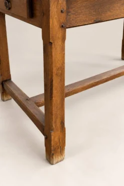 Table de ferme ancienne en chêne – 170 × 80 cm
