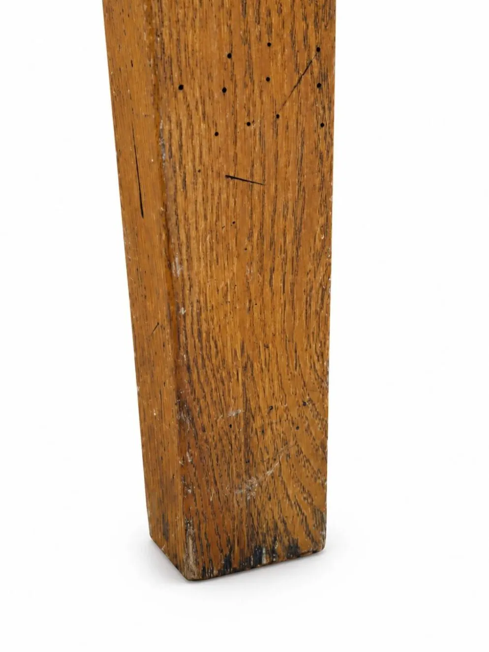 Table de ferme ancienne en chêne massif 120 cm