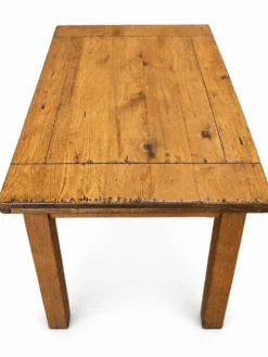 Table de ferme ancienne en chêne massif 120 cm