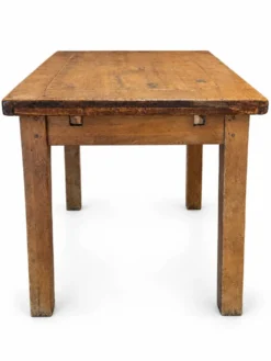 Table de ferme ancienne en chêne massif 120 cm