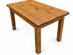Table de ferme ancienne en chêne massif 120 cm