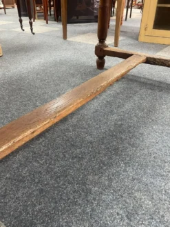 Table de ferme ancienne Louis XIII en chêne massif – Console / Îlot d'