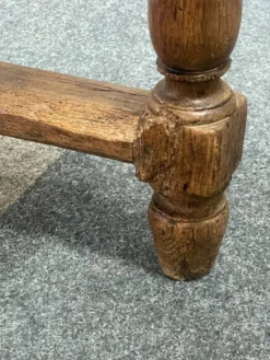 Table de ferme ancienne Louis XIII en chêne massif – Console / Îlot d'