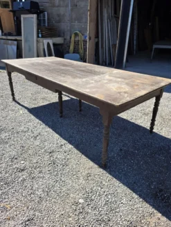 Table de ferme ancienne XXL , 268 × 110cm