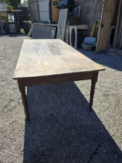 Table de ferme ancienne XXL , 268 × 110cm